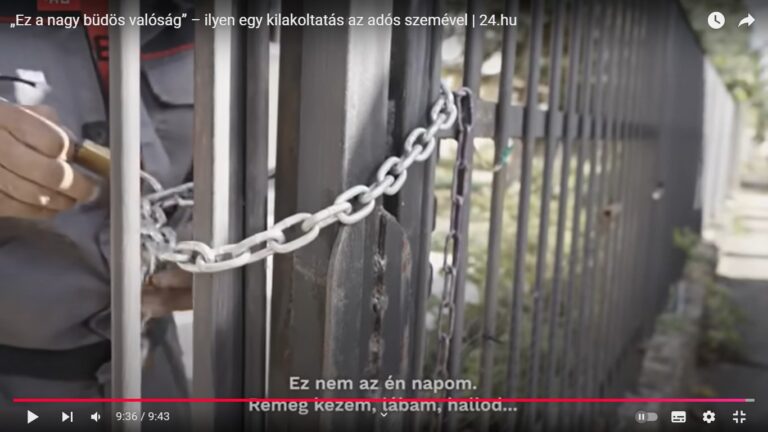 „Ez a nagy büdös valóság” – ilyen egy kilakoltatás az adós szemével.